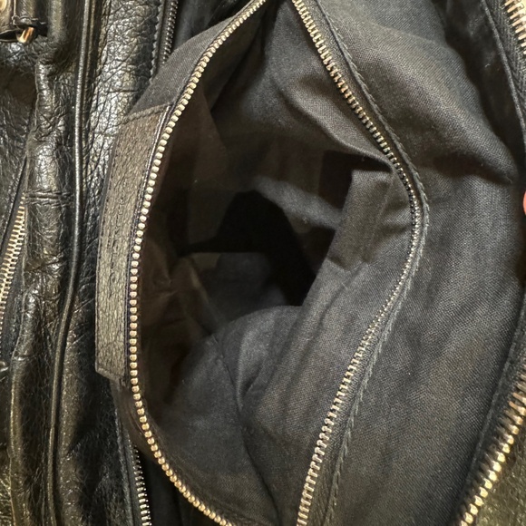 BALENCIAGA BLACK LAMBSKIN LEATHER - UNISEX WORK BAG - Picture 12 of 16